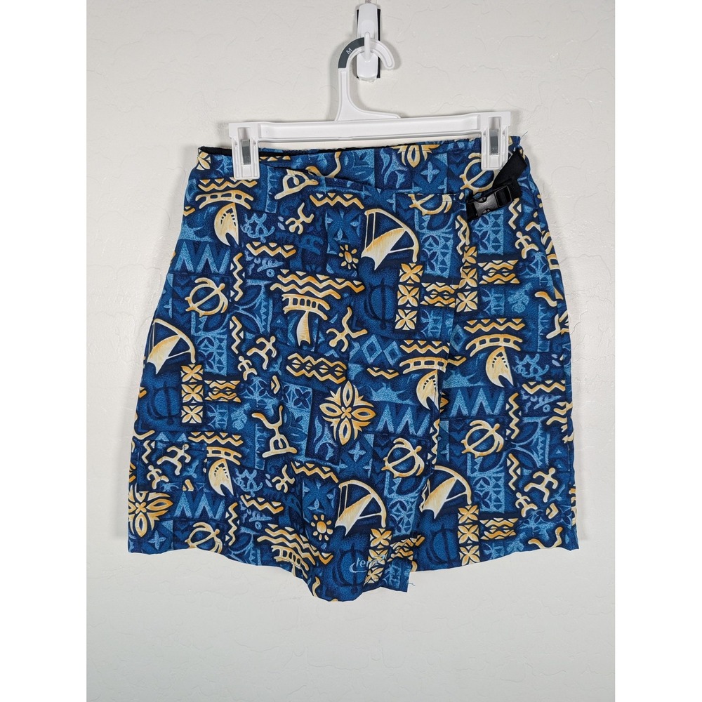 Terry‎ Precision Apparel Skirt with Shorts Women Large Blue Athletic Cycling USA